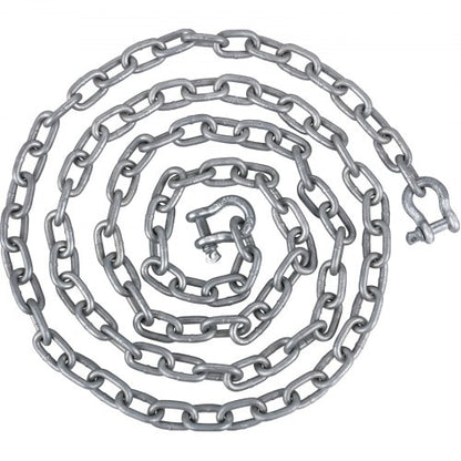 HeavyDuty 38 Galvanized Anchor Chain For Boats 11650lbs Lead Chain  9460lbs Shackle Break Load 1