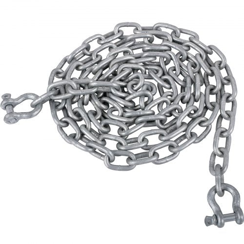 HeavyDuty 38 Galvanized Anchor Chain For Boats 11650lbs Lead Chain  9460lbs Shackle Break Load 9