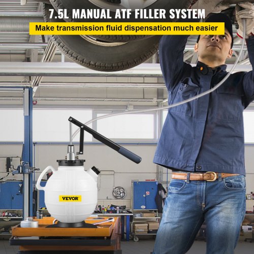 Transmission Oil Replacement Tool Kit Large Capacity ATF Refill Pump With 15 Adapters  Pressure Gau 2