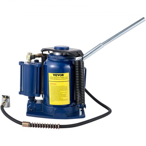 Heavy Duty 32-Ton Bottle Jack, Pneumatic & Manual Dual Operation for Auto, Truck & RV Lifting (70550 lbs Capacity)