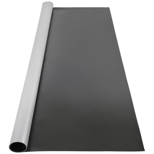 Portable Dance Floor Mat, 0.06in Thick Non-Slip PVC Vinyl for Ballet, Jazz & Hip Hop – Reversible Black/Grey