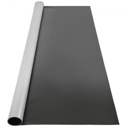 Portable Dance Floor Mat, 0.06in Thick Non-Slip PVC Vinyl for Ballet, Jazz & Hip Hop – Reversible Black/Grey