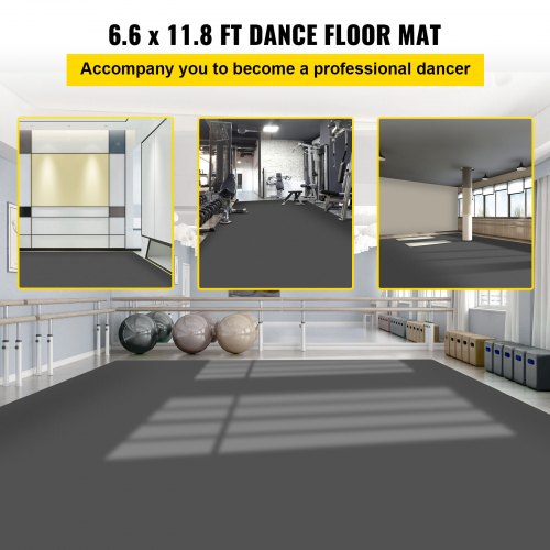 NonSlip Dance Flooring Mat 66x118 Ft PVC Ballet Dance Floor For Jazz Pop  Lyrical Style 775 Sq Ft 2