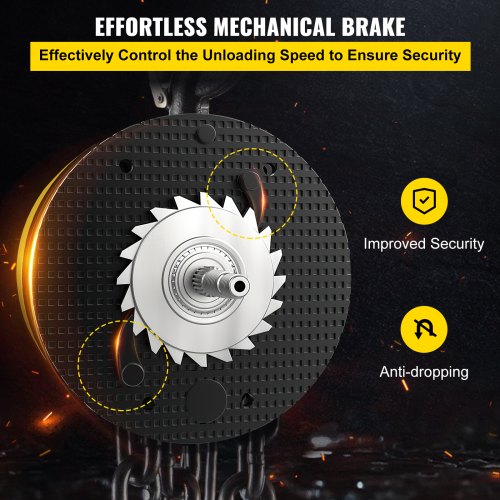 1Ton Manual Hand Chain Block HeavyDuty 20ft6m Lift WSteel Construction For Industrial Transport  Wo 5