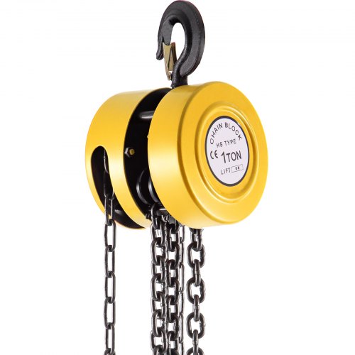 1Ton Manual Hand Chain Block HeavyDuty 20ft6m Lift WSteel Construction For Industrial Transport  Wo 8