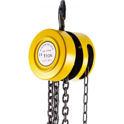 1Ton Manual Hand Chain Block HeavyDuty 20ft6m Lift WSteel Construction For Industrial Transport  Wo 7