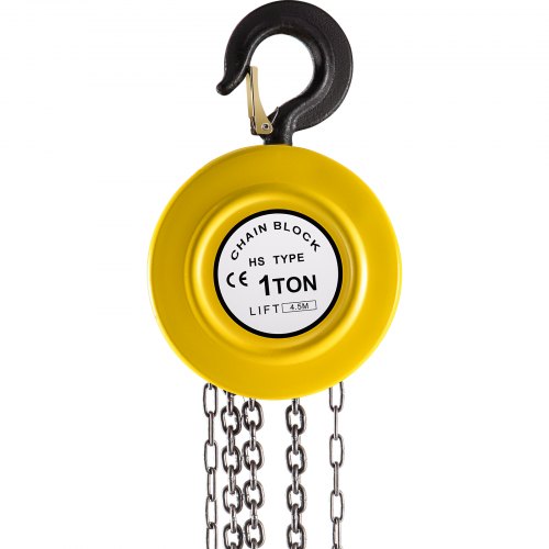1Ton Manual Hand Chain Block HeavyDuty 20ft6m Lift WSteel Construction For Industrial Transport  Wo 9
