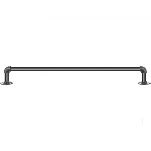 Round Corner Wall Handrailings HeavyDuty 440LBS Carbon Steel Pipe Handrail For Secure Stair Support 8