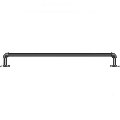 Round Corner Wall Handrailings HeavyDuty 440LBS Carbon Steel Pipe Handrail For Secure Stair Support 8