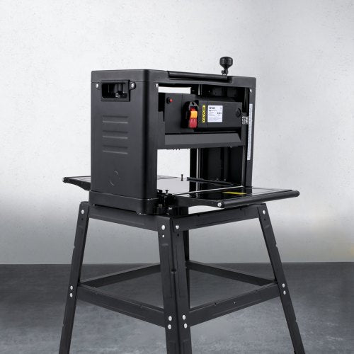13" Thickness Planer, 1800W 8000RPM Benchtop Planer w/ Iron Stand & Dust Exhaust | 6m/min Planing Speed for Woodworking