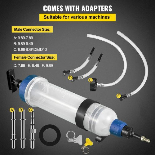 Transmission Fluid Pump Manual ATF Refill System Dispenser, Large Capacity Oil and Liquid Extractor Kit with ATF Filler