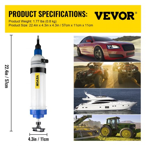 Transmission Fluid Pump Manual ATF Refill System Dispenser, Large Capacity Oil and Liquid Extractor Kit with ATF Filler