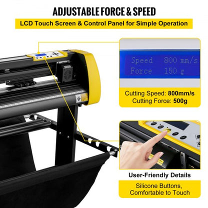 34 Vinyl Cutter Plotter With Auto Camera Contour Cutting 870mm Max Paper Feed Sign Cutting Machine  4