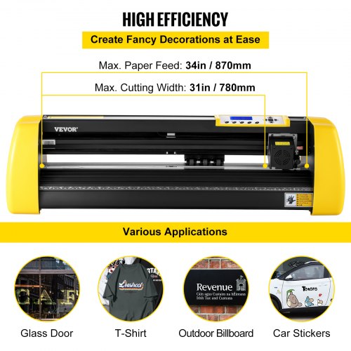 34 Vinyl Cutter Plotter With Auto Camera Contour Cutting 870mm Max Paper Feed Sign Cutting Machine  5