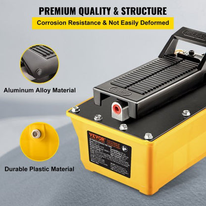 6 Gal Reservoir Foot Operated AirHydraulic Pump With Hose  Spray Gun 10000 PSI For Heavy Machinery  5
