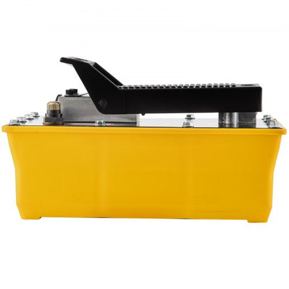 6 Gal Reservoir Foot Operated AirHydraulic Pump With Hose  Spray Gun 10000 PSI For Heavy Machinery  7