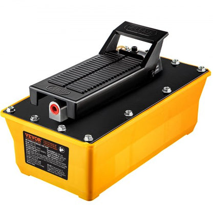6 Gal Reservoir Foot Operated AirHydraulic Pump With Hose  Spray Gun 10000 PSI For Heavy Machinery  9