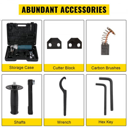 1000RPM High-Speed Metal Nibbler, 0.16in/4mm Sheet Metal Cutter w/ Replaced Blades & Storage Case