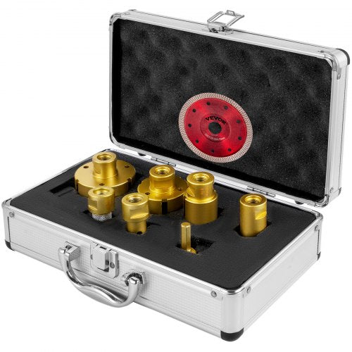 7PCS Diamond Hole Saw Kit 2027355568mm Vacuum Brazed Drill Bits For Tile Ceramic  Porcelain 8