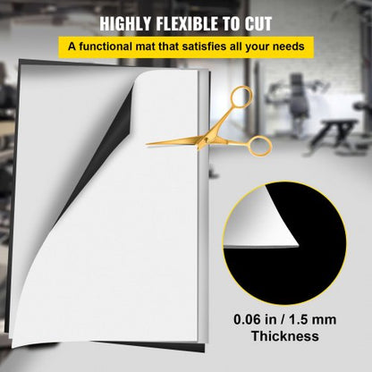 006in Thick PVC Vinyl Dance Floor BlackWhite Reversible Portable NonSlip Dance Flooring For Ballet  5
