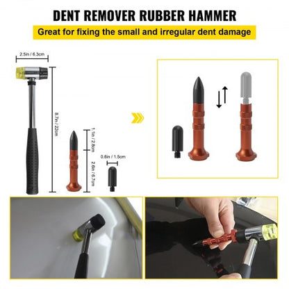 20Piece Stainless Steel Dent Puller Kit Professional Hail Dent Removal Tool For Cars Motorcycles  A 4