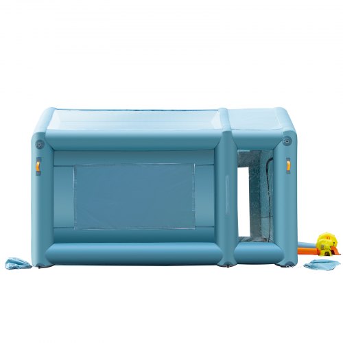 Portable Inflatable Paint Booth, Upgraded Car Spray Tent w/ Air Filter System & Blowers, Auto Paint Workstation for Cars