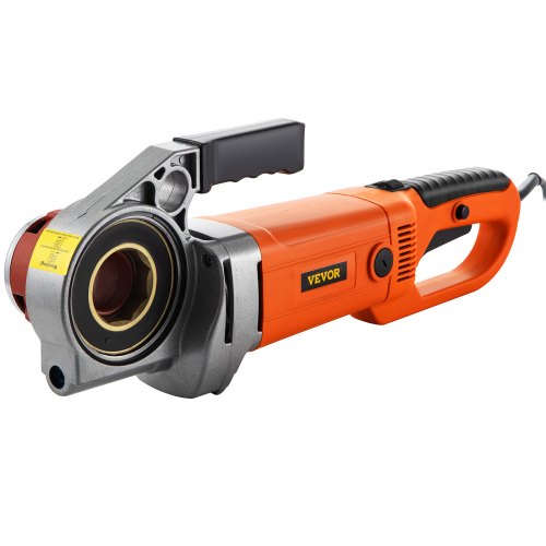 Electric Pipe Threader, Portable Pipe Threading Machine with Dies, Handheld Threader Kit with Copper Motor & Case