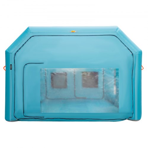 Portable Inflatable Paint Booth, Upgraded Car Paint Tent w/Air Filter System & Blowers, Large Auto Spray Workstation