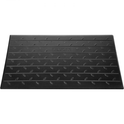 3 Channels Cord Cover Rubber Solid Threshold Ramp 2200Lbs Load Capacity Transition Ramp For Wheelch 8