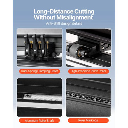 28 LCD Display Plotter Cutter With Signmaster Software Adjustable DoubleSpring Pinch Rollers 5