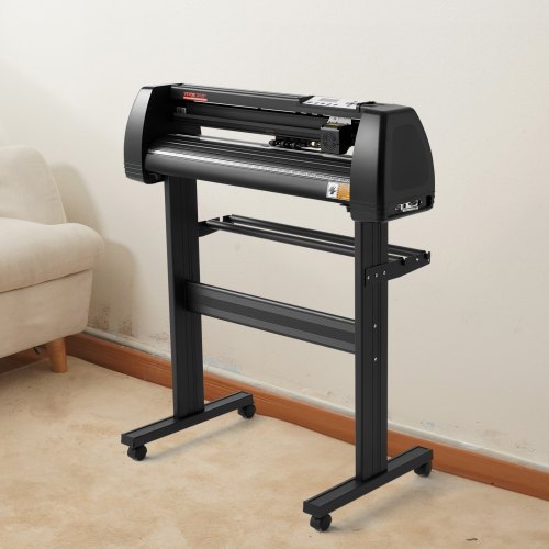 28" LCD Display Plotter Cutter with Signmaster Software, Adjustable Double-Spring Pinch Rollers