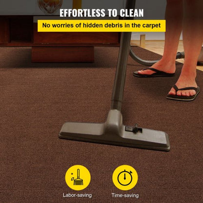 Deep Brown Marine Grade Boat Carpet, Durable Water-Proof Carpet Roll for Deck, Pontoon, Patio & Indoor/Outdoor
