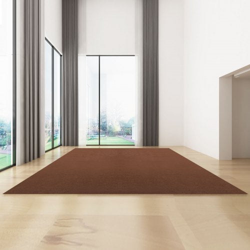 Marine Carpet Deep Brown, Indoor/Outdoor Marine Grade Boat Carpeting with Water-Proof TPR Backing for Deck, Patio