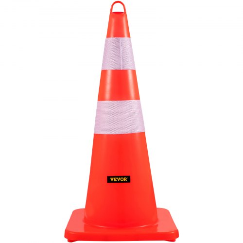 HeavyDuty 28 Traffic Cones With Reflective Collars 12Pack Weighted Base For Driveway Road Parking 7
