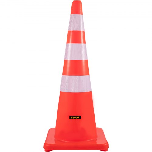 36 HeavyDuty Traffic Cones 6Pack Reflective Collars Weighted Base For Traffic Control Driveway Road 7
