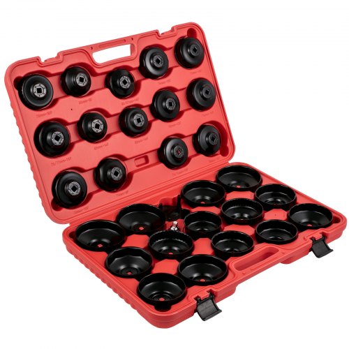 30Piece Oil Filter Socket Set Sturdy Steel Low Profile 38 Wrench Cap Set For Easy Access  Secure Re 8