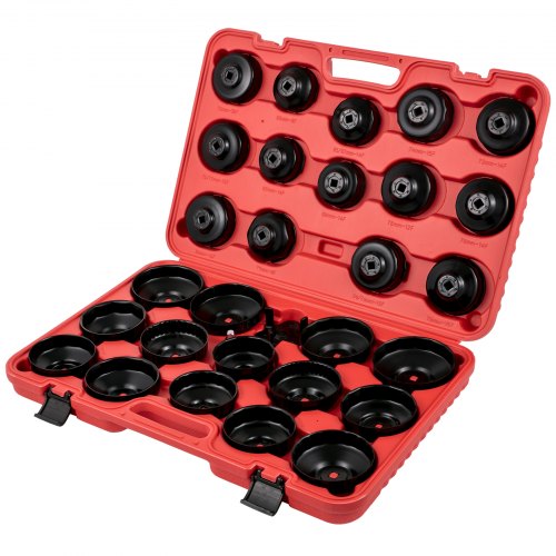 30Piece Oil Filter Socket Set Sturdy Steel Low Profile 38 Wrench Cap Set For Easy Access  Secure Re 9