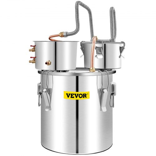 50L Stainless Steel Alcohol Distiller With Copper Tube  Thumper Keg Home Brewing Kit For Whisky Win 9