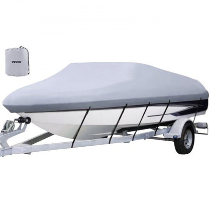 2022ft Heavy Duty VHull Boat Cover Marine Grade 210D Polyester Waterproof Cover With 5 Tightening S 1