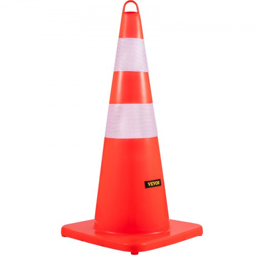 10Pack 28 HighVisibility Traffic Cones With Reflective Collars  HandHeld Ring Durable Road Safety C 8