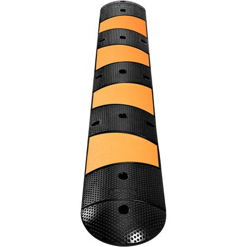 72 Long Modular Speed Bump 22000 LBS Load Rating HeavyDuty Driveway Cable Protector For Asphalt 7