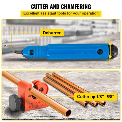 32 PCS Hydraulic Tube Flaring Tool Kit Brake Repair Flare Tool For 31612 Copper Lines  Includes Tub 5