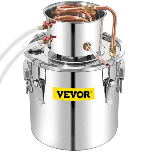 Stainless Steel Whiskey Making Kit For DIY Alcohol 132Gal Moonshine Still WWater Pump  Copper Conde 9