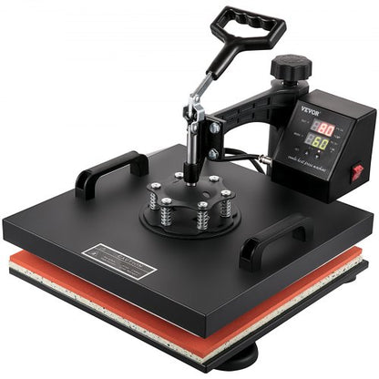 Multifunctional Heat Press Machine 15x15 8pc Combo Kit WDual LED Display  Professional TShirt Mug 10
