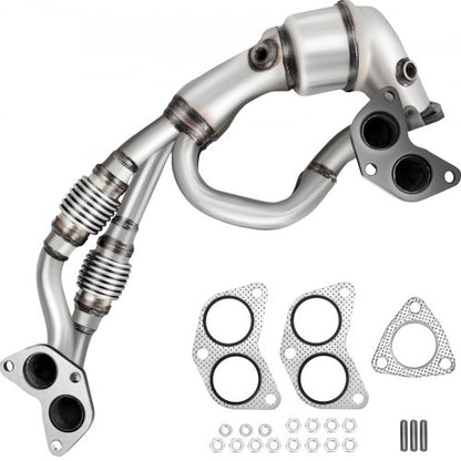 Direct Fit High Flow Catalytic Converter Front Exhaust Manifold Compatible With Subaru Impreza Lega 1