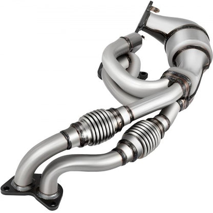 Direct Fit High Flow Catalytic Converter Front Exhaust Manifold Compatible With Subaru Impreza Lega 9