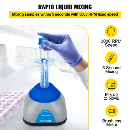 Mini Vortex Mixer 3000RPM Lab Shaker For Tattoo Ink Nail Polish  Paint  50mL Capacity Touch Operati 3