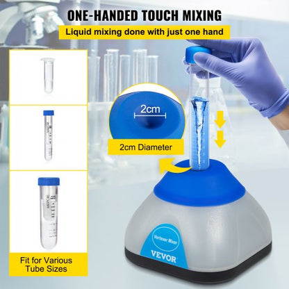 Mini Vortex Mixer 3000RPM Lab Shaker For Tattoo Ink Nail Polish  Paint  50mL Capacity Touch Operati 4
