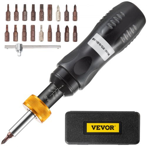 Adjustable Torque Screwdriver Electrician 1050 Inlbs 5 Accuracy 5 Inlb Increment With Bits  Case 1