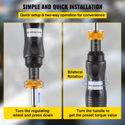 Adjustable Torque Screwdriver Electrician 1050 Inlbs 5 Accuracy 5 Inlb Increment With Bits  Case 5